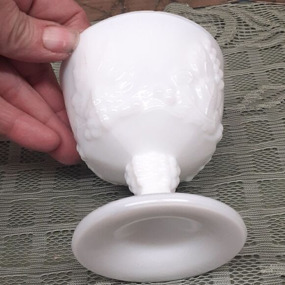 2 -pc Vintage Mid 20th Century Indiana Glass Company Sugar, Creamer - Picture 3 of 5
